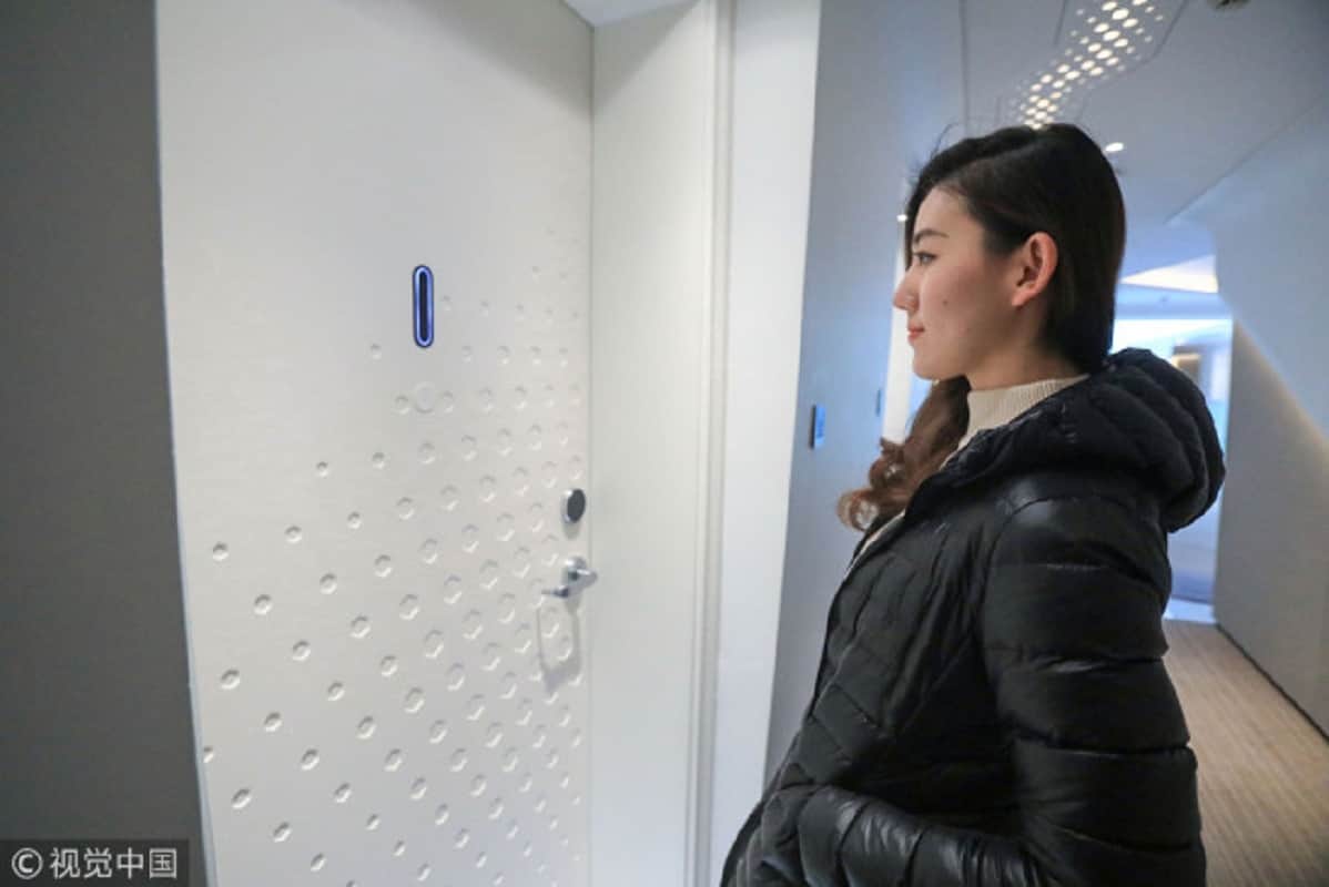 e-commerce giant alibaba group opens future hotel in hangzhou city equipped with AI and robots