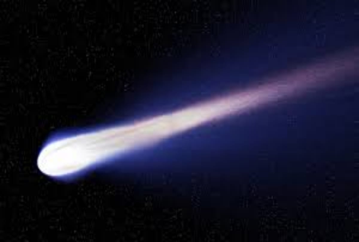 The comet of the second solar system is moving towards the sun with 150000 km per hour