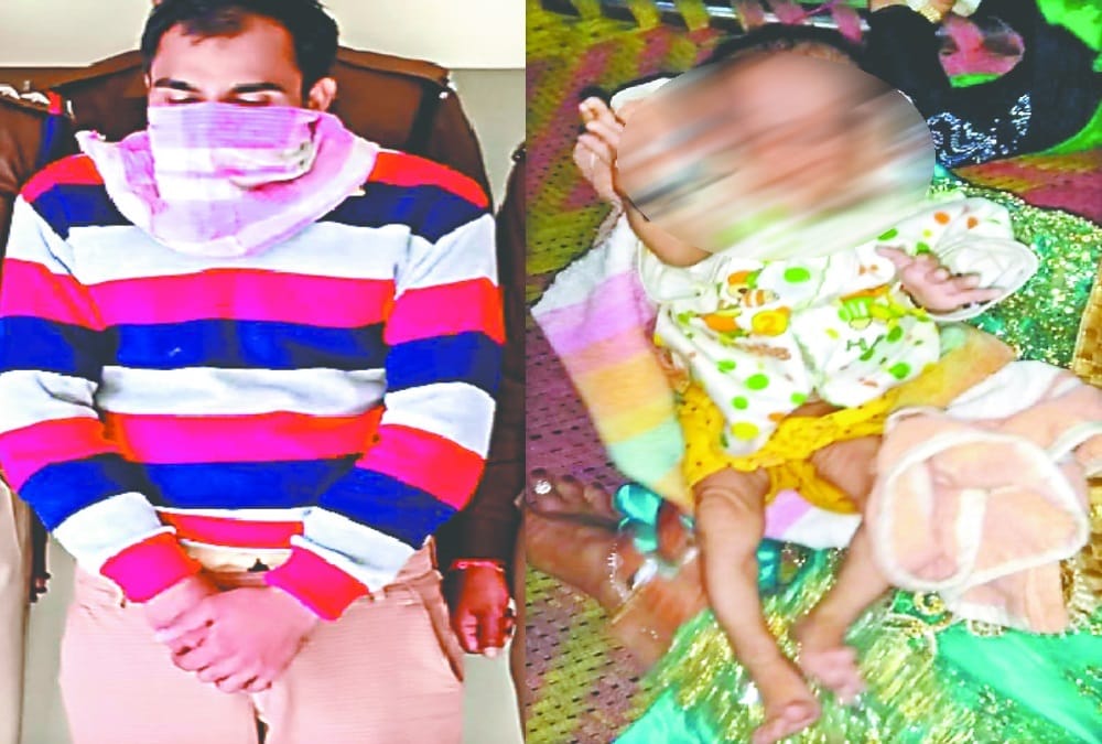 Father Done heinous crime with three months daughter after wife bad behaviour