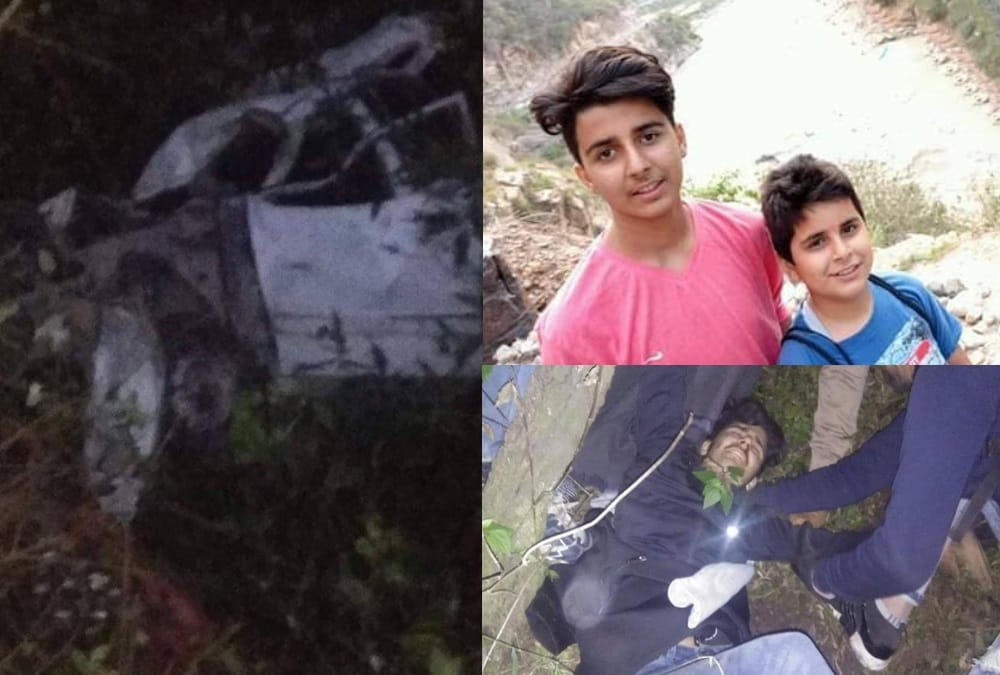 Two Brothers killed in car accident during fall into ditch in tehri