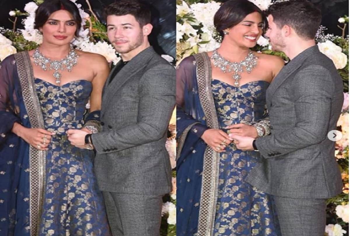 Priyanka's mother, Madhu Chopra at the Mumbai reception ,got a lot of fun,
