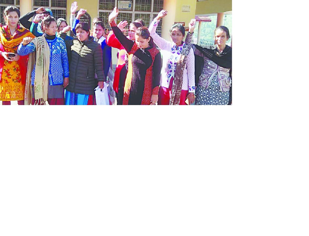 PRD JAWANS WENT FOR PROTEST AGAIN