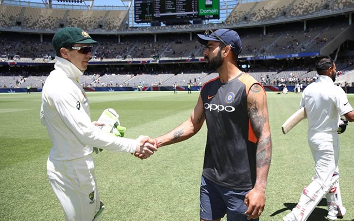 virat kohli mocked video viral by australian journalist after fight with tim paine