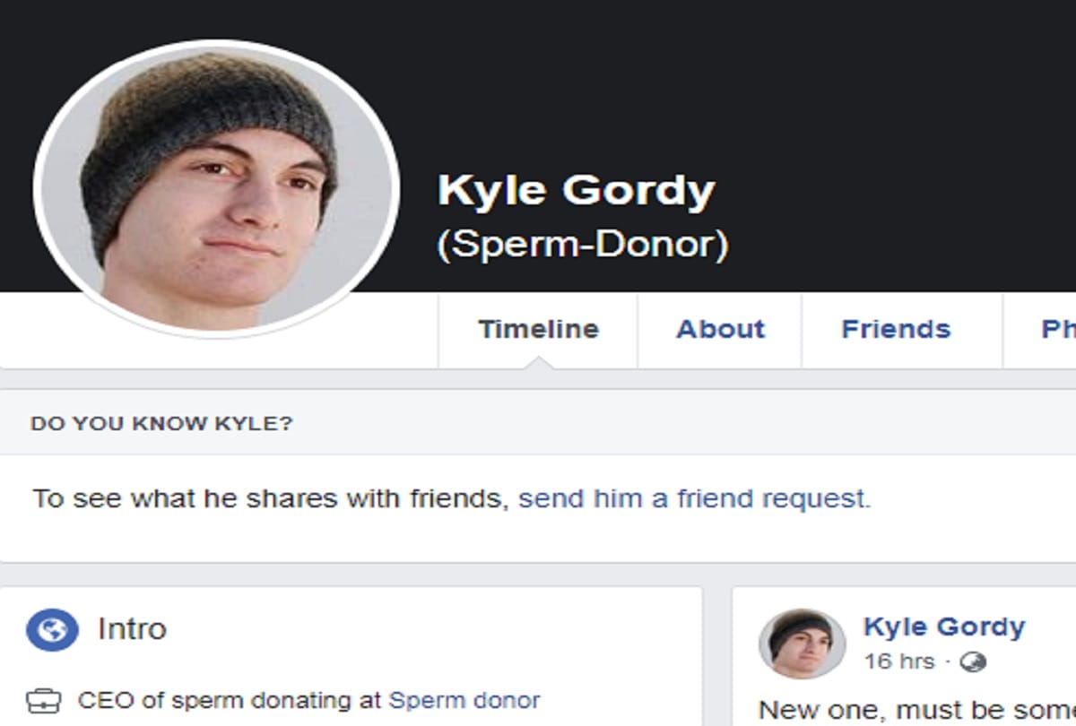 Meet world most popular sperm donor Kyle Gordy
