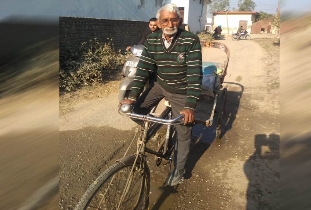 Freedom fighters son Run auto rickshaw bad condition without pension