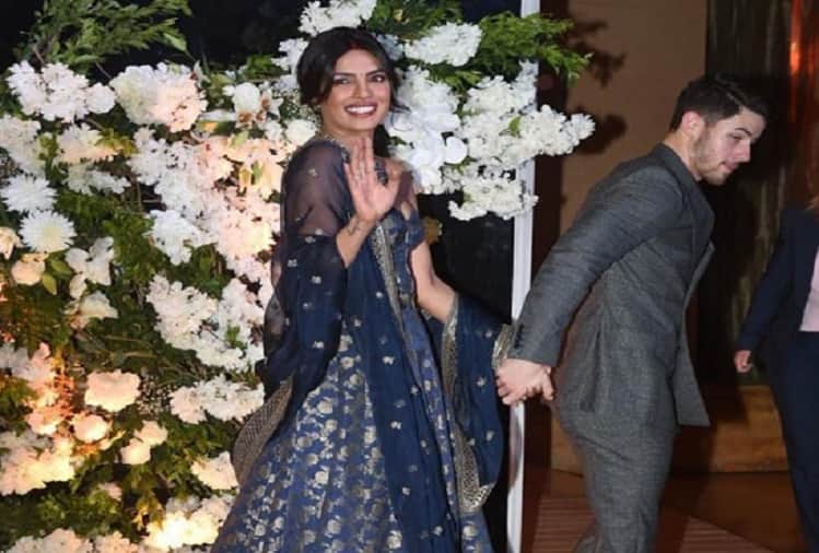 Priyanka Chopra Nick Jonas become emotional at Mumbai reception
