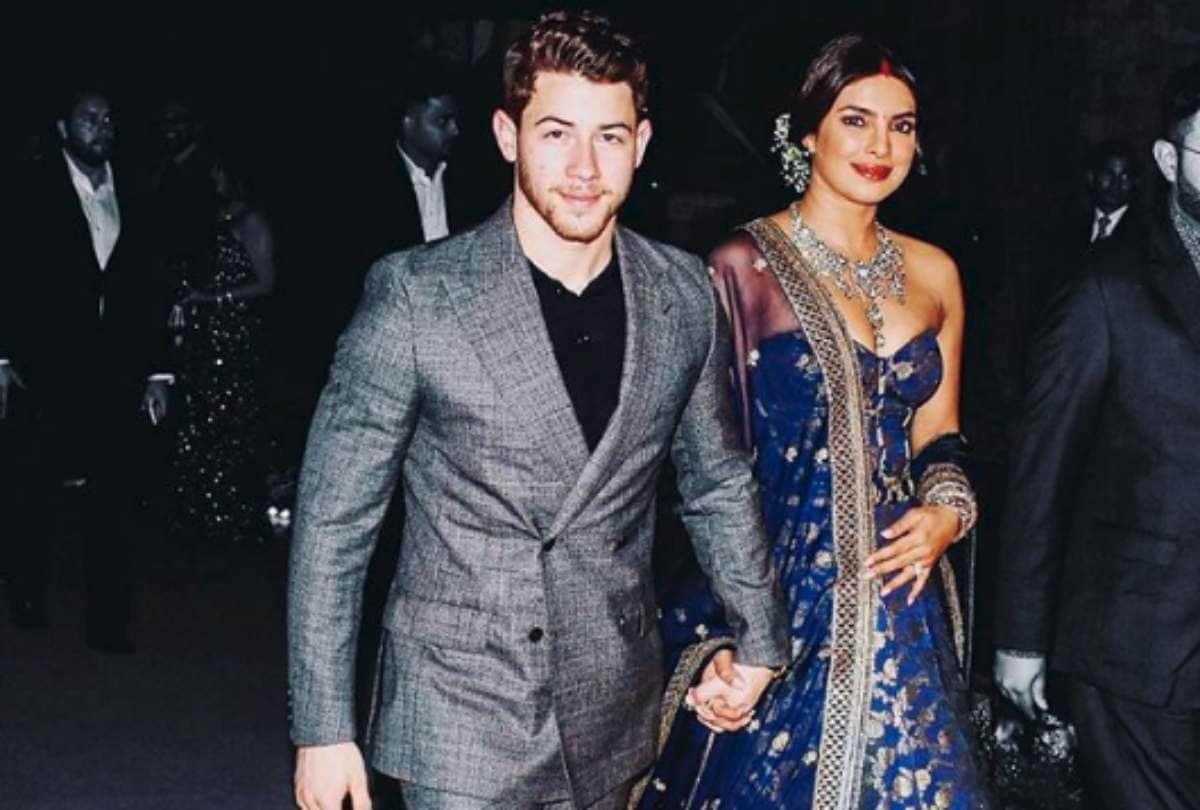 Priyanka Chopra Nick Jonas become emotional at Mumbai reception