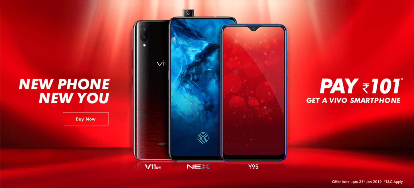 Vivo India offering smartphones at just rs 101 read about the new year offer
