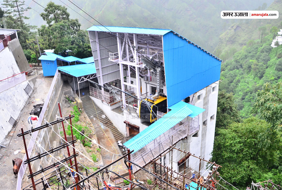 rope way service starts from Vaishno devi till bhairon ghati in katra jammu kashmir
