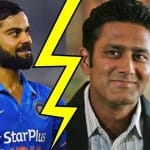 विराट कोहली और अनिल कुंबले