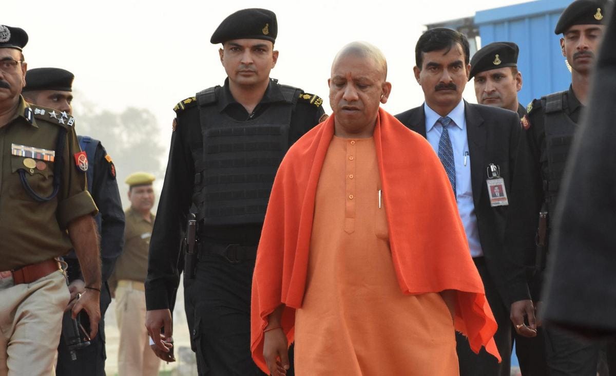 CM Yogi Adityanath reached Modinagar on Farmers Day today