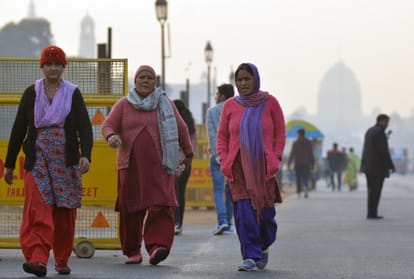 Winter breaks record of seven years in delhi NCR