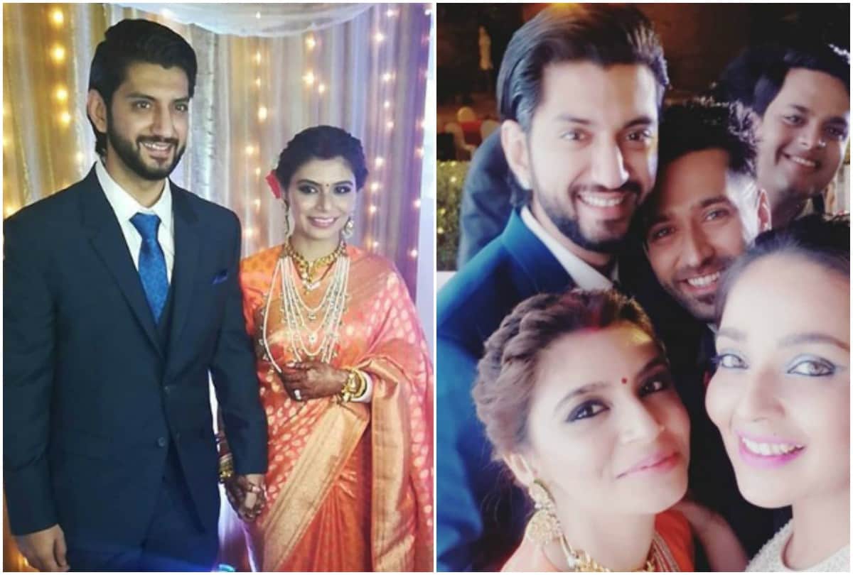 ‪‪Ishqbaaaz‬ actor Kunal Jaisingh married with bharti kumar‬ host wedding reception party