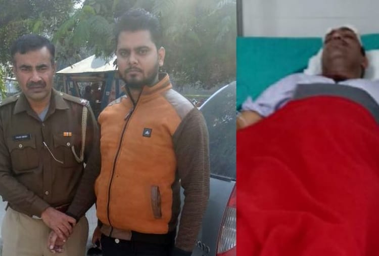 police personnel injured in accident during checking a car in sonipat