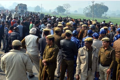 School Bus Collision with Trala in Indri of Karnal, Two Students Died