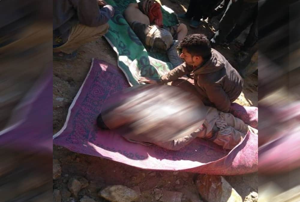 Seven Labour buried alive under debris rock collapse on kedarnath highway photos
