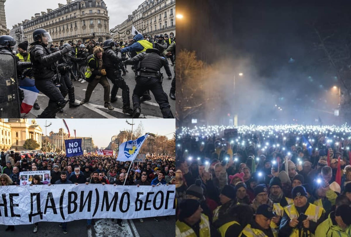 Paris: 10 countries of europe suffering from protest ahead of new year