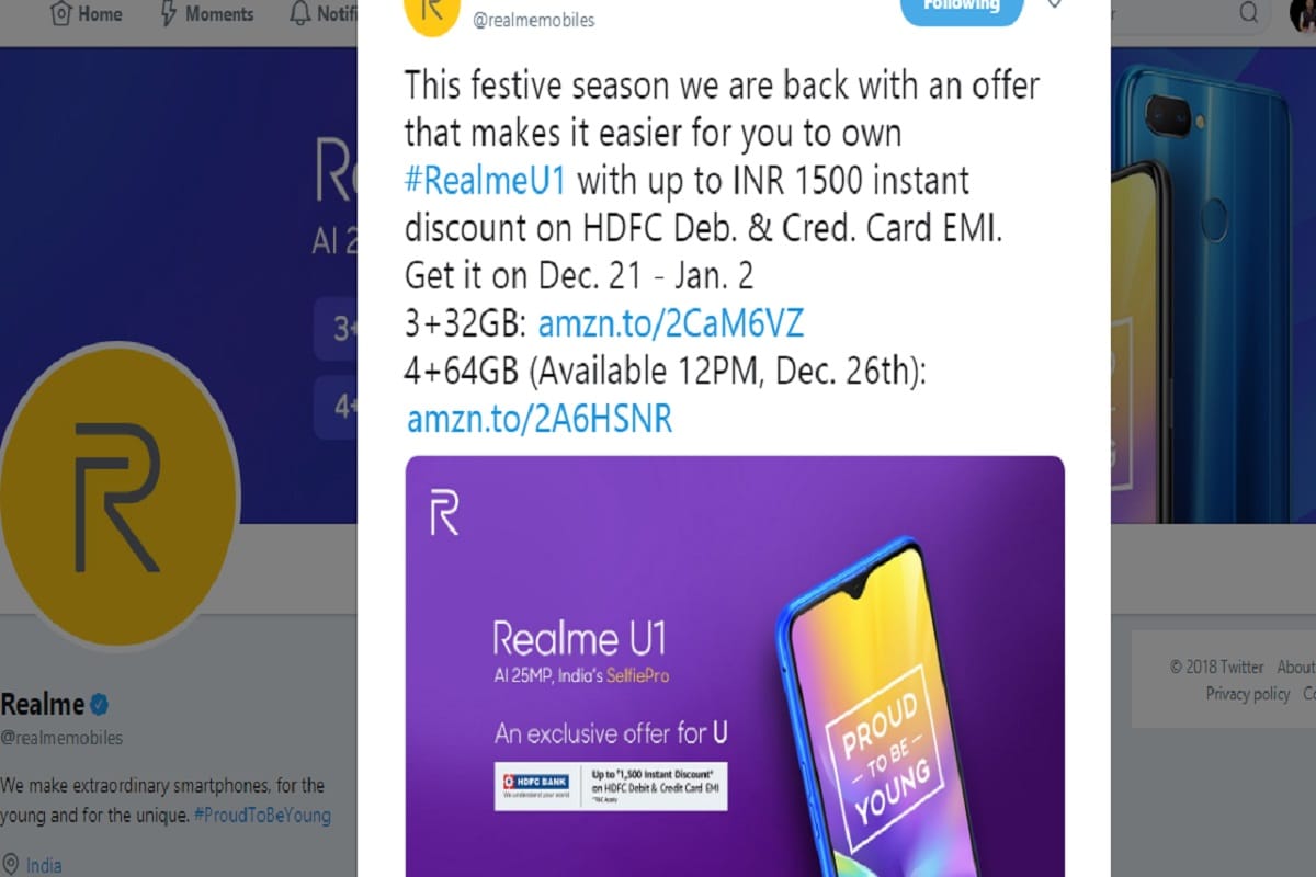 realme u1