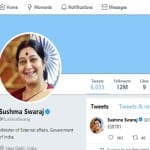 sushma swaraj tweet