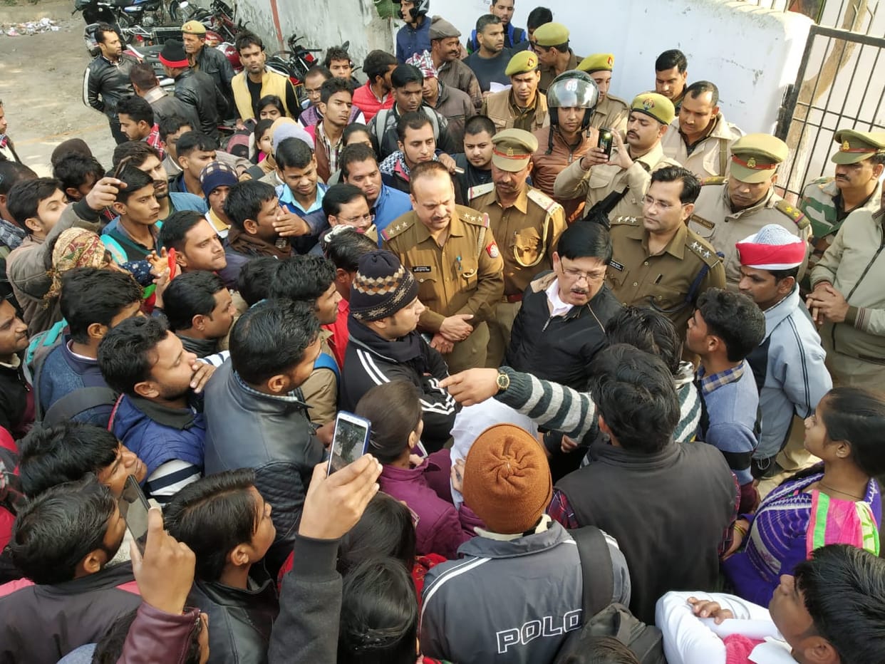 several students can't appear in exams because of irregularities in aligarh