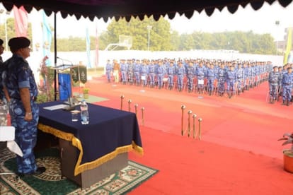 IG RAF Arun Kumar arrived at 108 battalion meerut
