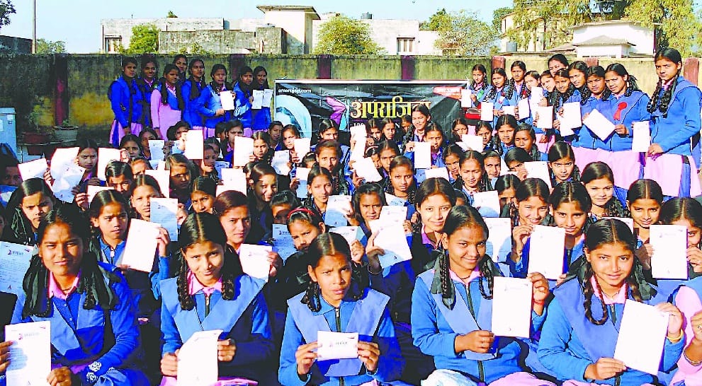 130 girls took aparajita oath