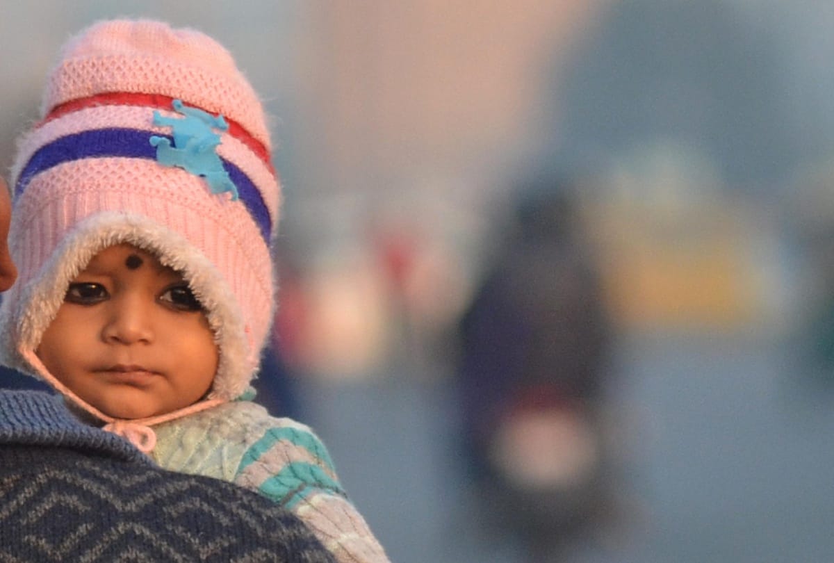 Heavy cold in Delhi once again on four degrees