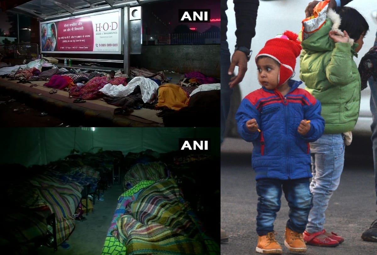 delhi ncr chills as mercury dips to 4 degree celcius, people in trouble all update