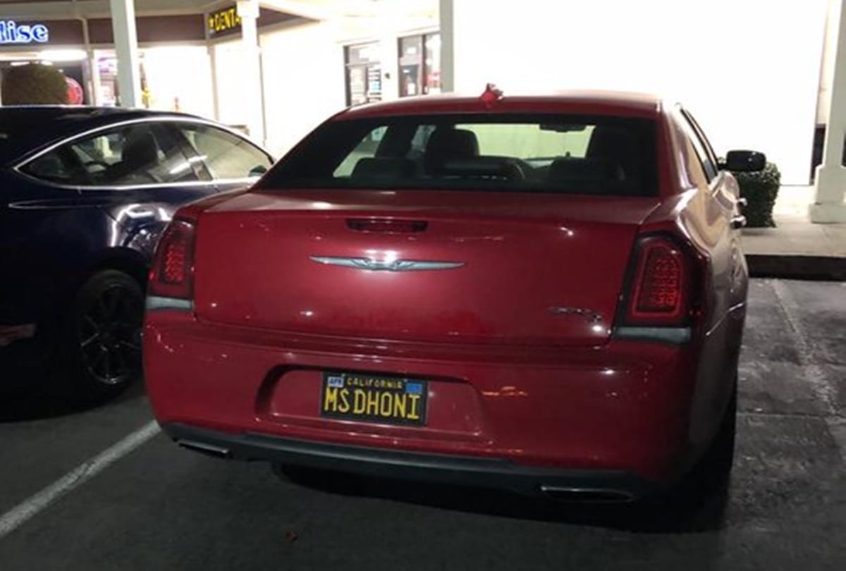 MS Dhoni fan in Los Angeles pays unique tribute to former India skipper