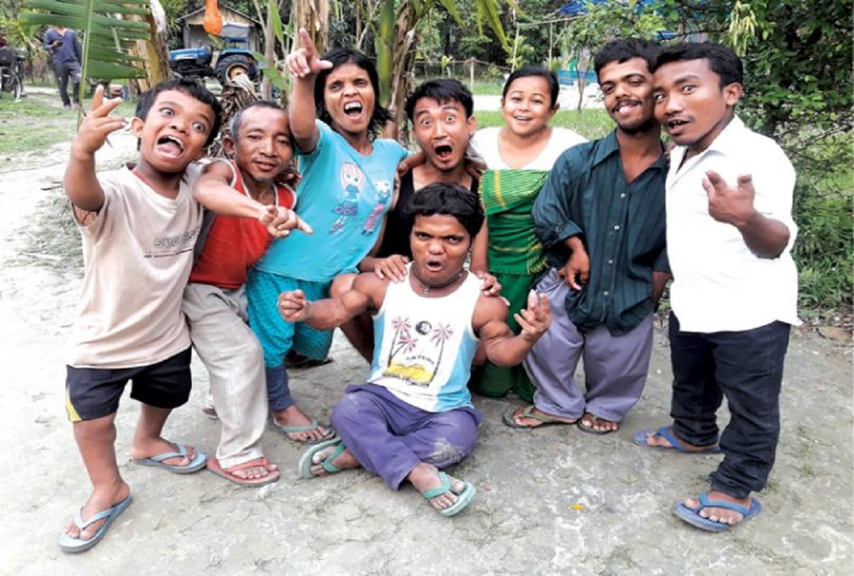 an entire Amar Gaon village for dwarves in Assam, meet all baua