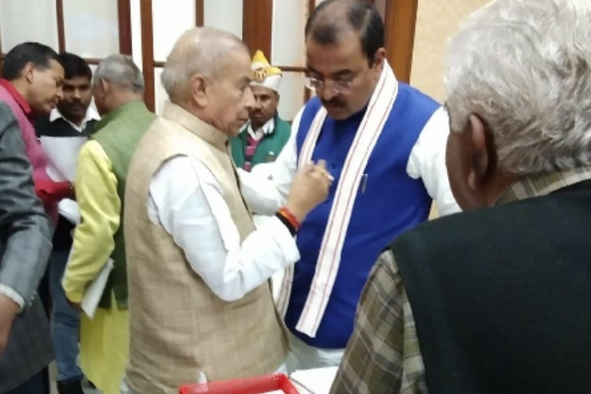 Meerut MLA Satyaprakash reached to meet Deputy CM Keshav Prasad Maurya