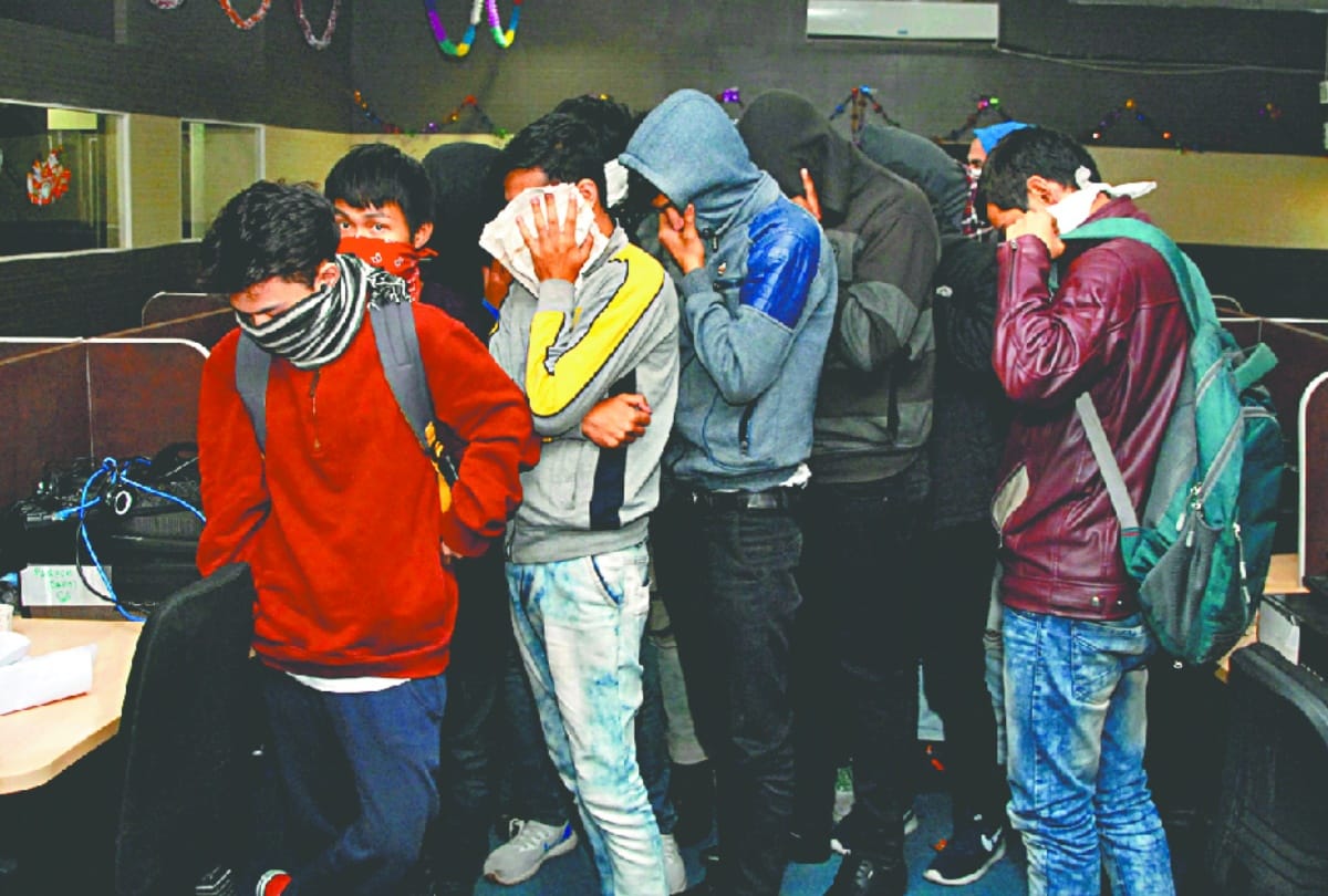 25 thousand foreign Thugs were made by fake call center noida
