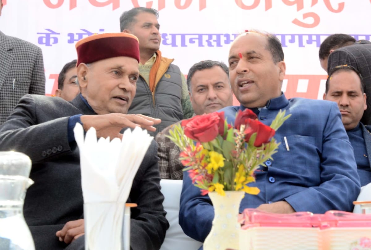 himachal cm jairam thakur statement over virbhadra singh