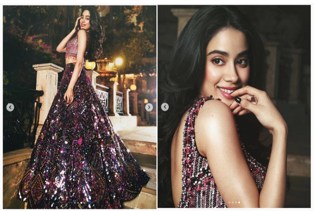 It is difficult to look away from Janhvi Kapoor stunning lehenga