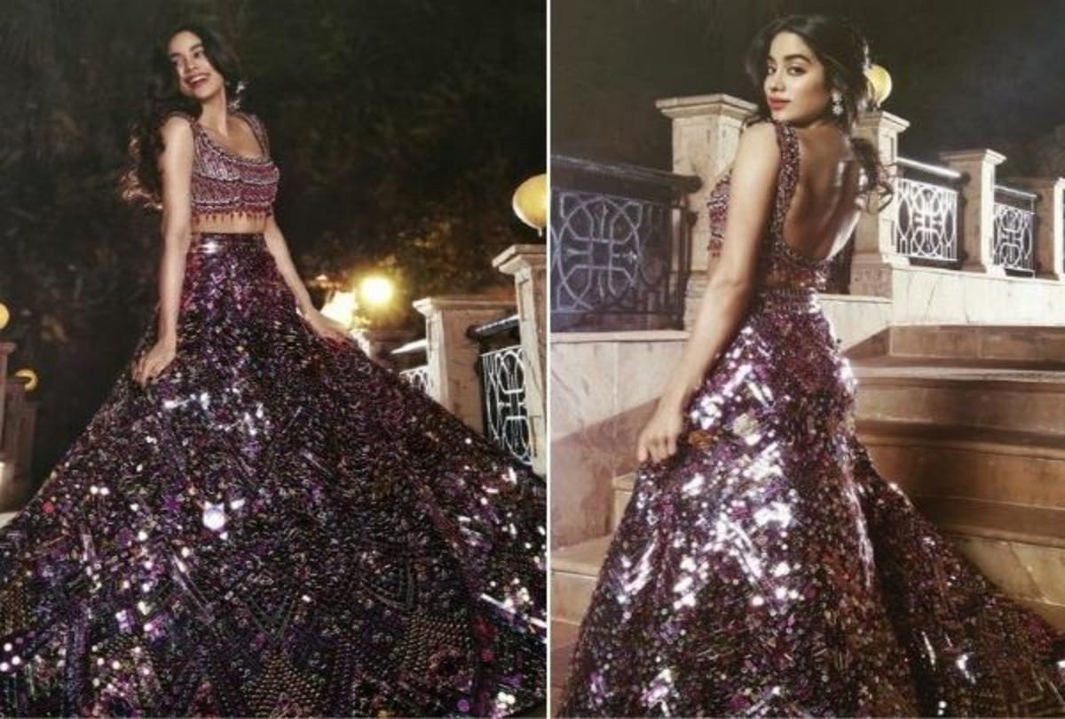 It is difficult to look away from Janhvi Kapoor stunning lehenga
