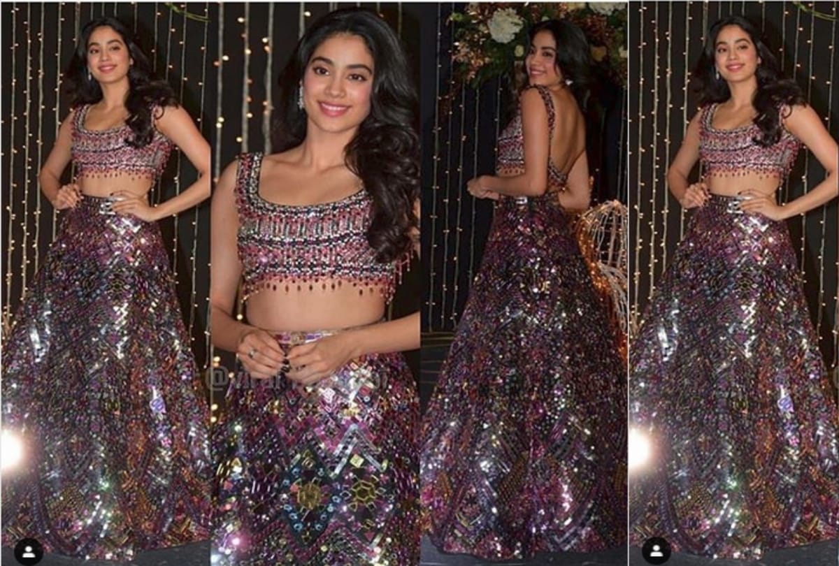It is difficult to look away from Janhvi Kapoor stunning lehenga