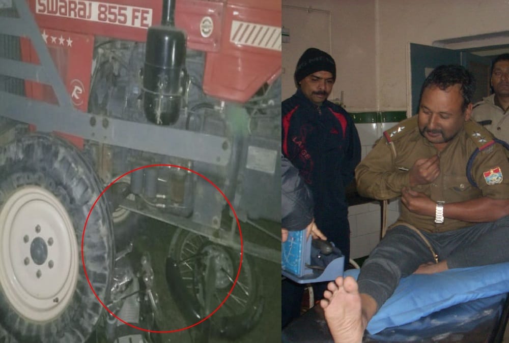 Mining Mafia Tried to crushed police officer in kashipur