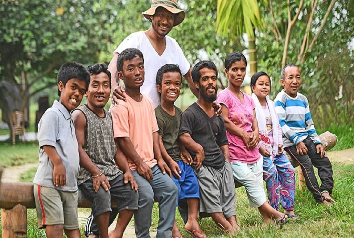 an entire Amar Gaon village for dwarves in Assam, meet all baua