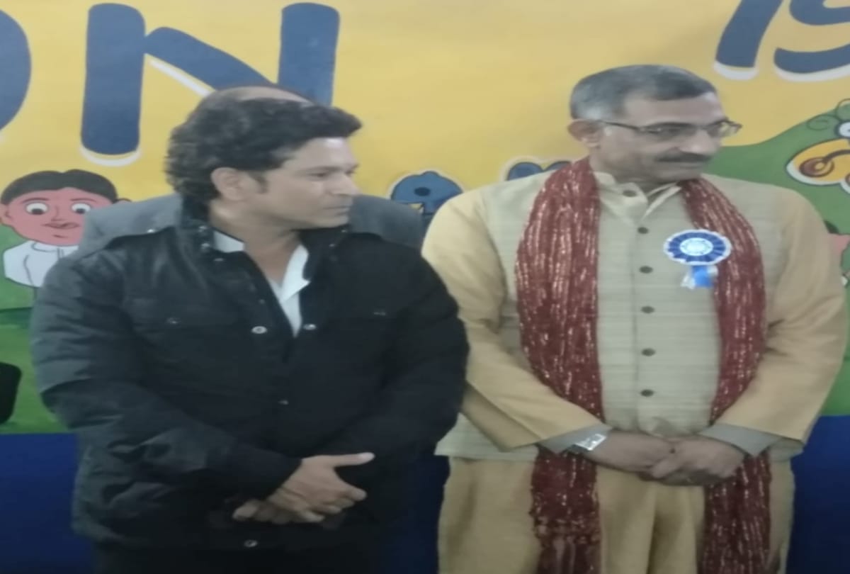 Bharat Ratna and great cricketer Sachin Tendulkar in una of himachal