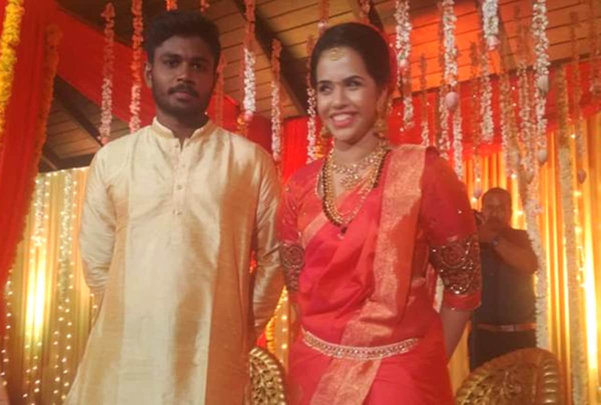 Sanju Samson gets married to longtime girlfriend Charulatha, See Pics