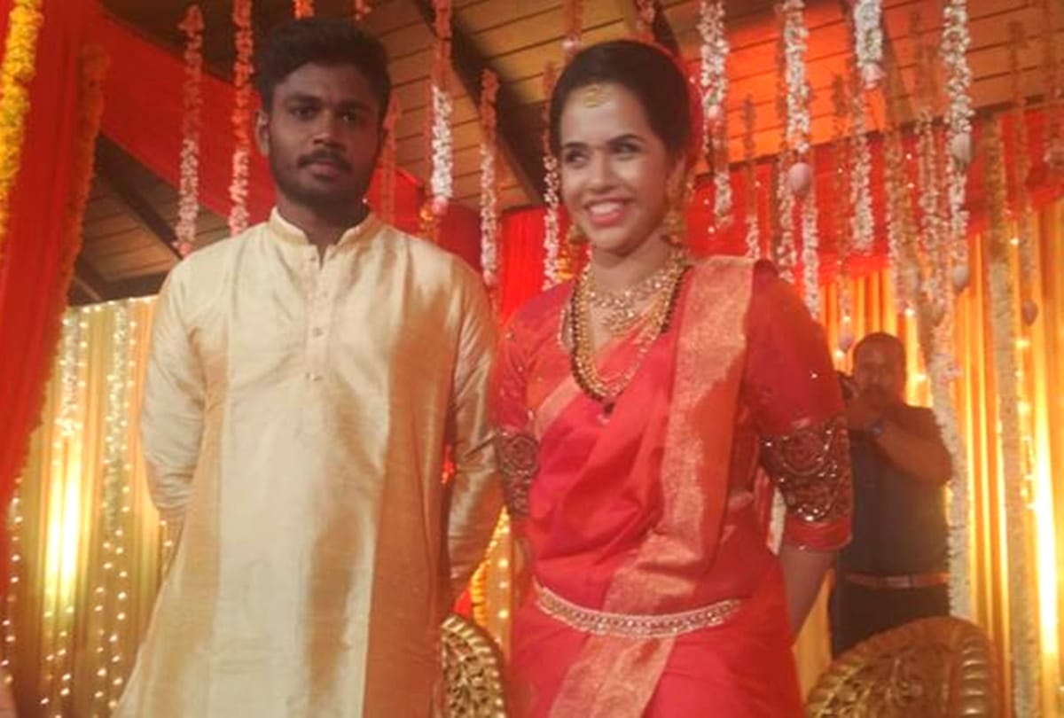 Sanju Samson gets married to longtime girlfriend Charulatha, See Pics
