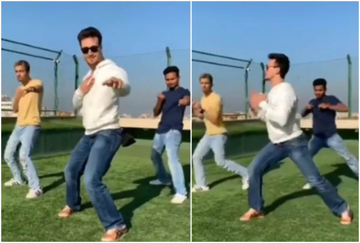 Tiger Shroff killer dance video on Nora Fatehi Dilbar song viral on social media