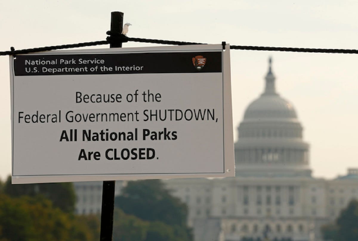 Us Shut down