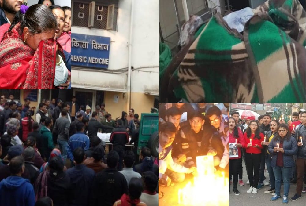 Uttarakhand pauri girl student death after burn emotional photos