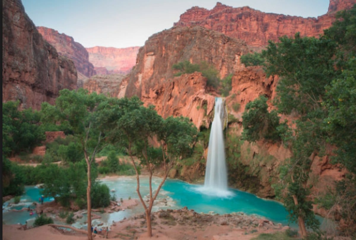 this american village is situated three thousand feet below the ground