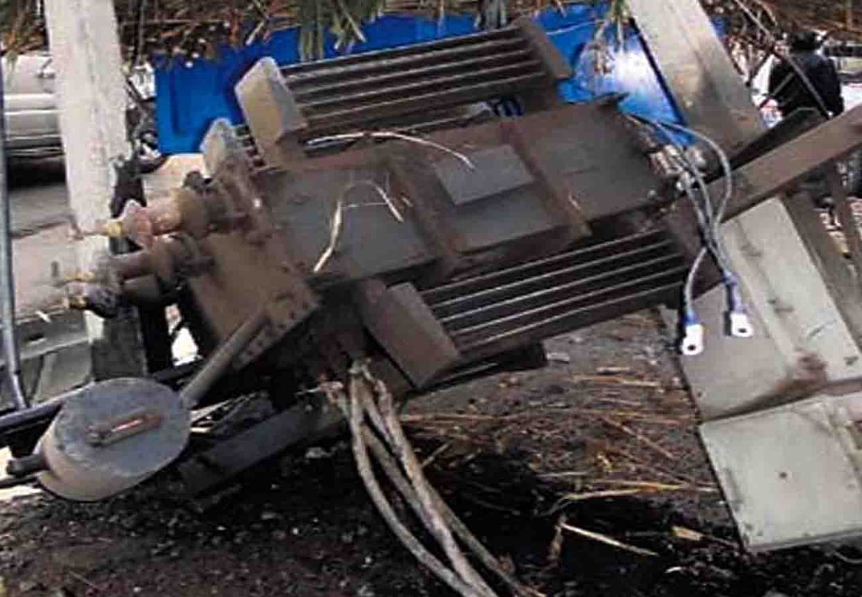Uncontrolled tractor collides with transformer one died and two injured
