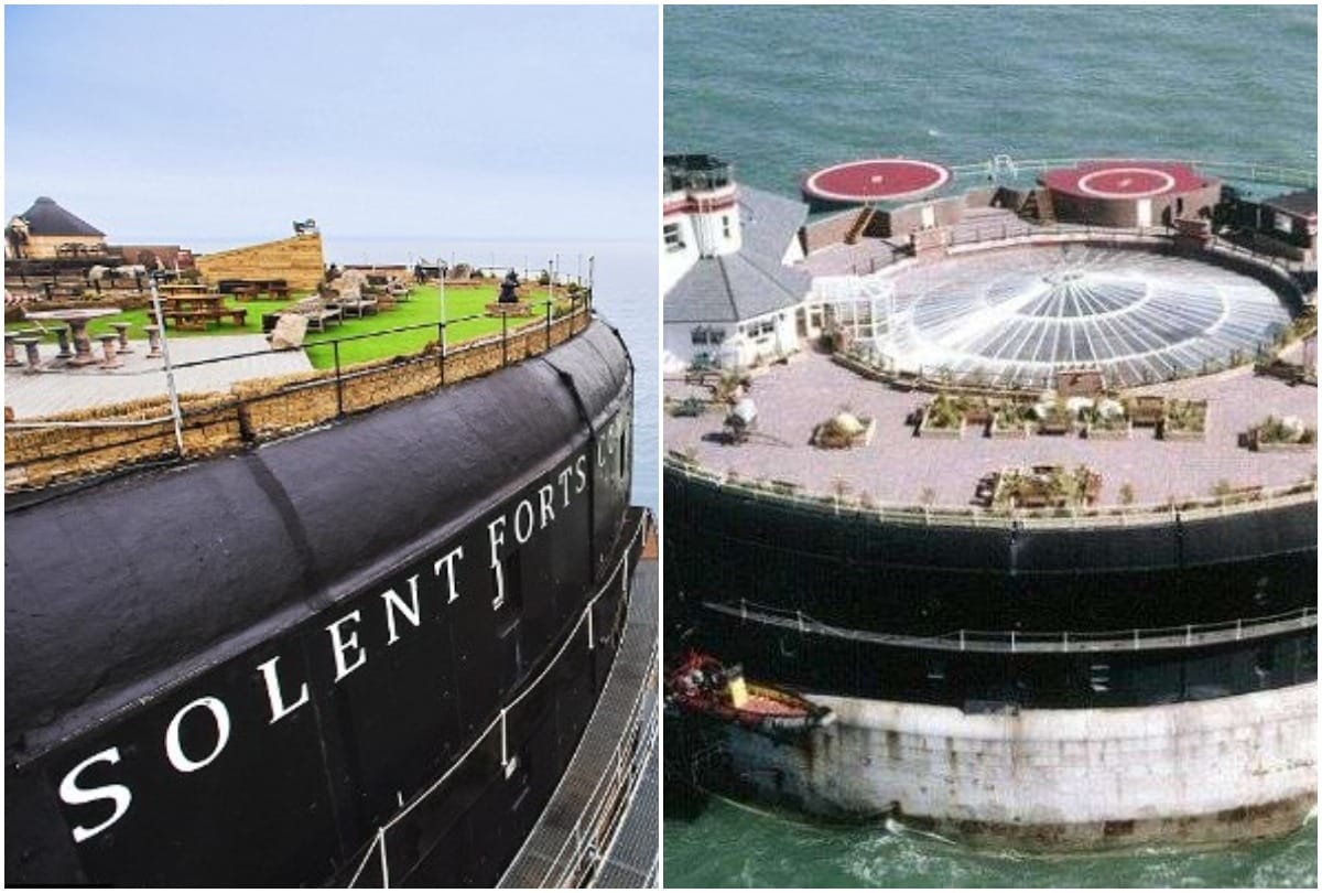 No man land fort converted luxury water flowing hotel