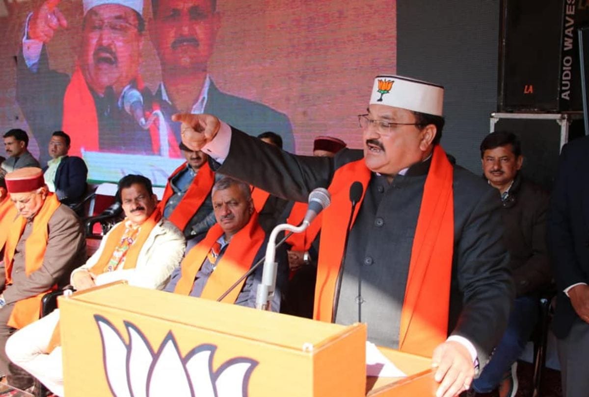 Union Health Minister JP Nadda Statement in Bjp Panna Pramukh Sammelan In Solan Himachal Pradesh