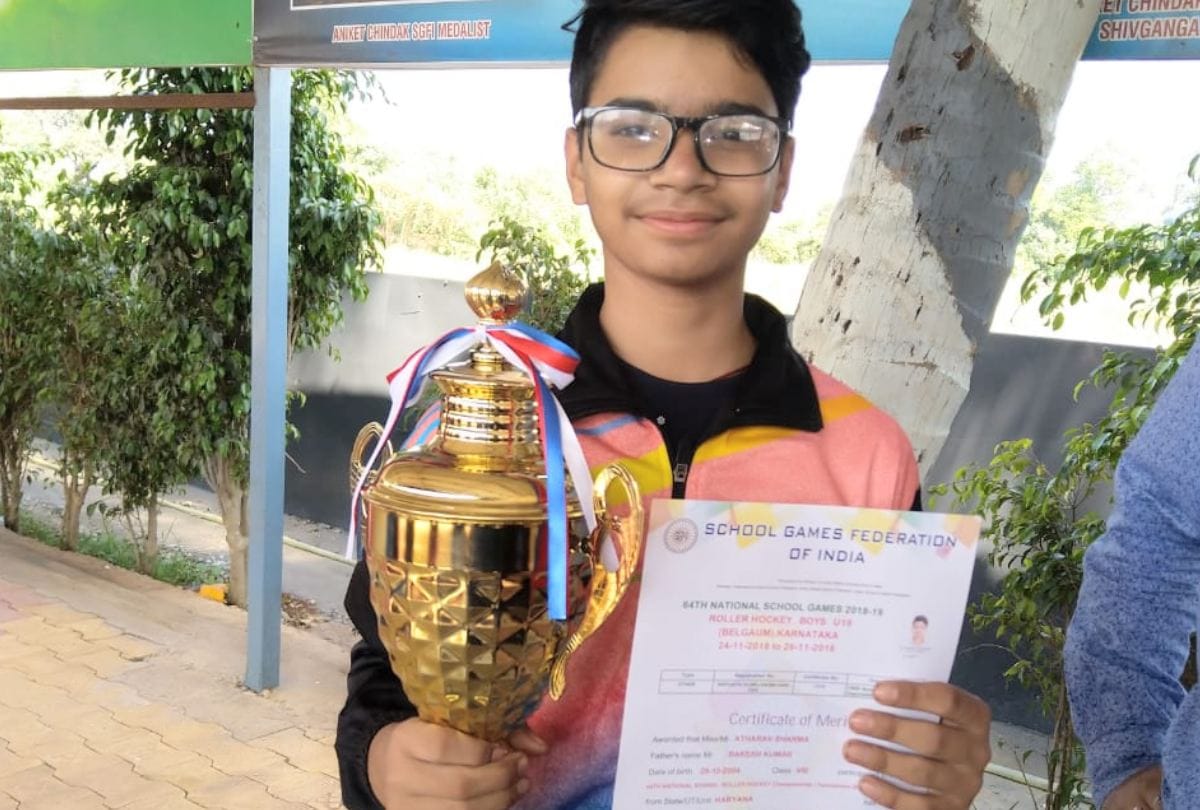 Athrav wins gold medal in National Roller Hockey Tournament