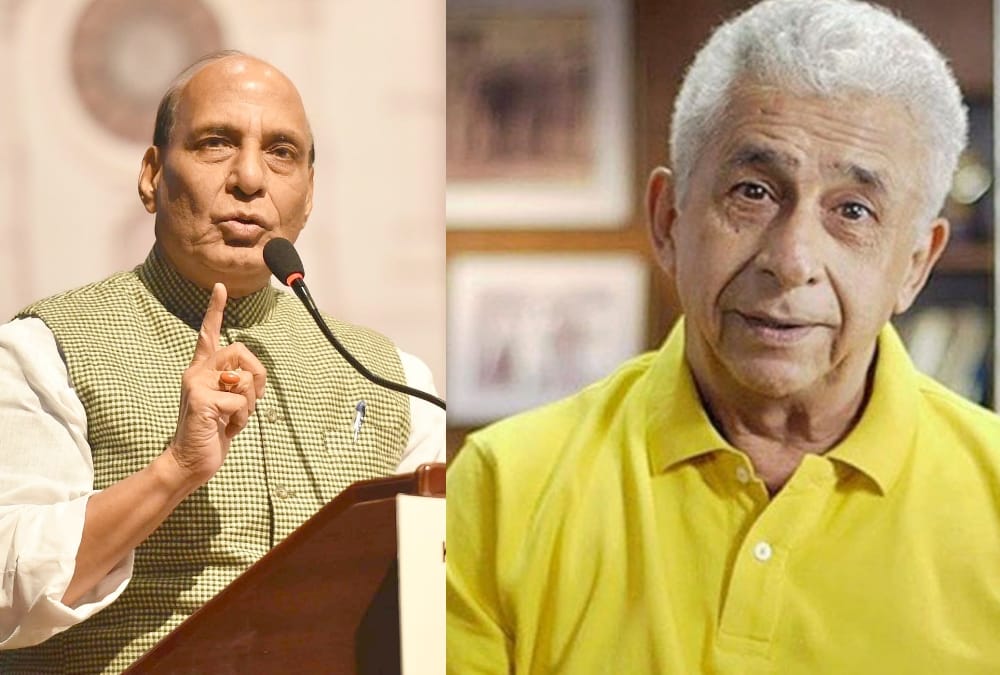 rajnath singh on statement of nasiruddin shah.